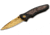 Boker USA Tirpitz Damascus Gold Knife, Brown, Small, 110194DAM