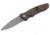 Boker USA Tirpitz Damascus Wood 42 Knife, Brown, Small, 110197DAM