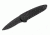 Boker USA Top Lock Tactical Folding Knife, Black Law Enforcement Aluminum Black Handle w/ Sheath 117109