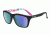 Bolle 527 Sunglasses, Matte Black Frame, Blue Violet Oleo AR Lens, Polarized, 12051