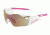 Bolle 6th Sense S Single Vision Prescription Sunglasses, Shiny White / Pink Frame 11913SV