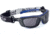 Bolle Baxter Safety Glasses, Black Blue Frame, Smoke Lens, 40277
