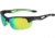 Bolle Bolt S Single Vision Prescription Sunglasses, Matte Black / Green Rubber Frame, 12418SV