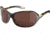 Bolle Grace Single Vision Prescription Sunglasses, Shiny Tortoise Frame, Polarized, 11650SV