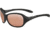 Bolle Grace Sunglasses, Shiny Black, Phantom Pink Gun 12561