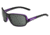 Bolle Kassia Single Vision Prescription Sunglasses, Shiny Black / Violet Frame-11745SV
