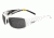 Bolle King Sunglasses, Shiny White Mountain Frame, TNS Gun Lens, 11958
