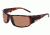 Bolle King Sunglasses, Dark Tortoise Frame, Polarized A14 Lens