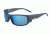 Bolle King Sunglasses, Matte Blue Sea Frame, Polarized Offshore Blue Oleo AR Lens, 12119