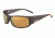 Bolle King Sunglasses, Matte Brown Sea Frame, Polarized Inland Gold Oleo AR Lens, 12120