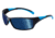Bolle Speed Single Vision Prescription Sunglasses, Shiny Black/Blue Frame-11631SV