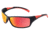Bolle Speed Single Vision Prescription Sunglasses, Shiny Black/Red Frame-11628SV
