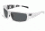 Bolle Sunglasses, Tetra Shiny White Circle Frame Polarized TNS Lens 11497