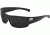 Bolle Tetra Sunglasses, Shiny Black Frame, Polarized TNS Lens 11362