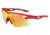 Bolle Vortex Single Vision Prescription Sunglasses, Shiny Red Frame-11823SV