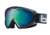 Bolle Y6 OTG Ski/Snowboard Goggles,Shiny Black Frame,Green Emerald Lens 21165
