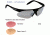 Bolle Parole Sunglasses with Interchangeable Lenses, Matte Black Frame, TNS Gunmetal Vermillon EagleVision2 Clear Lens, 0754201524