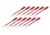 BOLT Crossbows Fishing Bolts, 12 Pack, Red BT213
