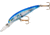 Bomber Deep Long A Minnow, 3 1/2in, Floating, 3/8oz, Silver Prism Blue Back, B24APTL