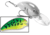 Bomber Model 7A Crankbait, 2 5/8in, 1/2oz, Fire Tiger, B07AFT