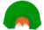 Bone Collector GA Peach Turkey Mouth/Diaphragm Call, Bat Wing Cut, Green, BC140002