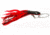 Boone Bait Dolphin Rig Trolling Lure, 2oz, 6-1/2in, Red/Black, 9262