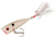 Booyah Boss Pop Topwater Popper, 3in, 3/8 oz, Bone Shiner, BYBP317