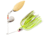 Booyah Counter Strike Tandem Spinnerbait, 1/2oz, Gold Scale ChartWhite, BYCST12660