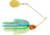 Booyah J.C. Covert Spinnerbait, 1/2oz, G Col Blue Chart/Org Hd, BYCVS12GC725O