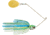 Booyah J.C. Covert Spinnerbait, 1/2oz, G Col #4 Wt/Chart/Blue, BYCVS12G4C730