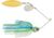 Booyah J.C. Covert Spinnerbait, 1/2oz, N/G Tand Wt/Chart/Blue, BYCVS12NGT730