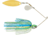 Booyah J.C. Covert Spinnerbait, 3/8oz, N/G Tand Wt/Chart/Blue, BYCVS38NGT730