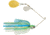 Booyah J.C. Covert Spinnerbait, 3/8oz, N/G Col Wt/Chart/Blue, BYCVS38NGC730