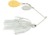 Booyah J.C. Covert Spinnerbait, 3/8oz, N/G Ind Wt Slvsc/Prl Hd, BYCVS38NGI728
