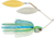 Booyah J.C. Covert Spinnerbait, 3/4oz, N/G Will Wt/Chart/Blue, BYCVS34NGW730