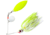 Booyah Glow Blade Spinnerbait, 3/8oz, White Chartreuse, BYGBT38616