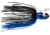 Booyah Melee Jig, 3/8 oz, 3/8 oz, 3.25 in, Black Blue/Black Blade, BYMLE3874