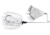 Booyah Squelcher Spinnerbait, 5.6 in, 1/2oz, Silver White, BYSQ12734