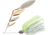 Booyah Super Shad Quad Blade Spinnerbait, 3/8oz, Silver Chartreuse, BYSS38612