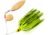 Booyah Tandem Blade Spinnerbait, 1/4oz, Chartreuse Shad, BYBT14647