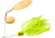 Booyah Tandem Blade Spinnerbait, 1/2oz, Chartreuse, BYBT12617