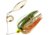 Booyah Tandem Blade Spinnerbait, 1/4oz, Perch, BYBT14645