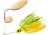 Booyah Double Willow Tandem Blade Spinnerbait, 1/4oz, Chartreuse Perch, BYBT14639