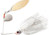 Booyah Tandem Blade Spinnerbait, 1/4oz, Snow White, BYBT14615