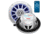 Boss Audio Marine 6.5in 2 Way 200W Speaker w/ Multi Color Illumination and Wireless Remote - Pair, Silver MRGB65S