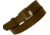 Boston Leather 1 1/4 No Lines Off Duty Belt, Brown - 6580NL-BRN-1-42-GLD