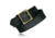 Boston Leather 1.75in 4-Row Stitched Garrison Belt - Men's, Plain, Black, Gold Buckle, Size 42, 6506-1-42-GLD
