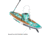 Bote HD 12 ft Cypress Paddle Board, Full Trax, 120HD22FT-GS