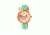 Boum Hotesse Rabbit Ladies Watch, Seafoam, Standard BOUBM3505