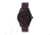 Boum Energie Leather-Band Watch, Black/Plum, Standard BOUBM4507
